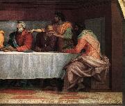 Andrea del Sarto The Last Supper (detail) aas oil on canvas